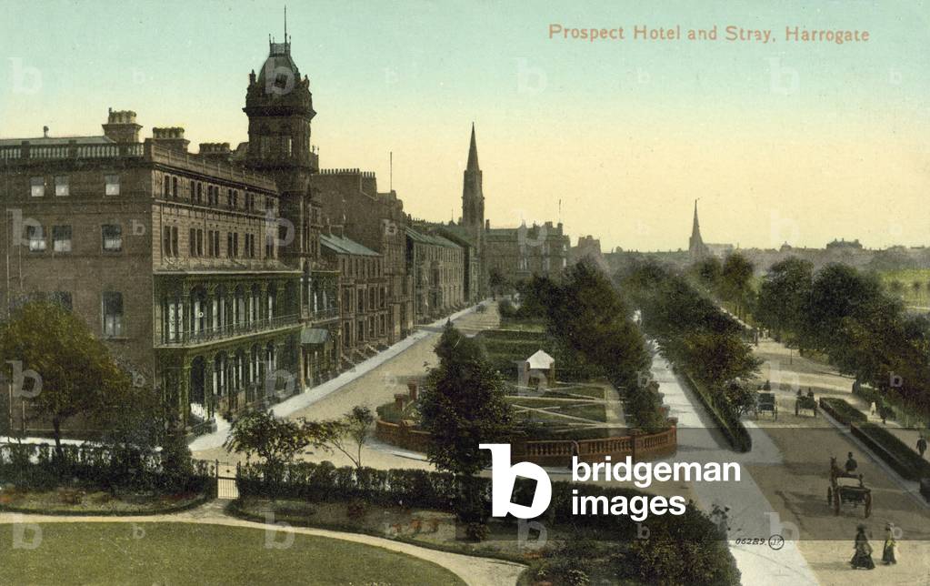 Prospect Hotel and Stray, Harrogate (colour photo)