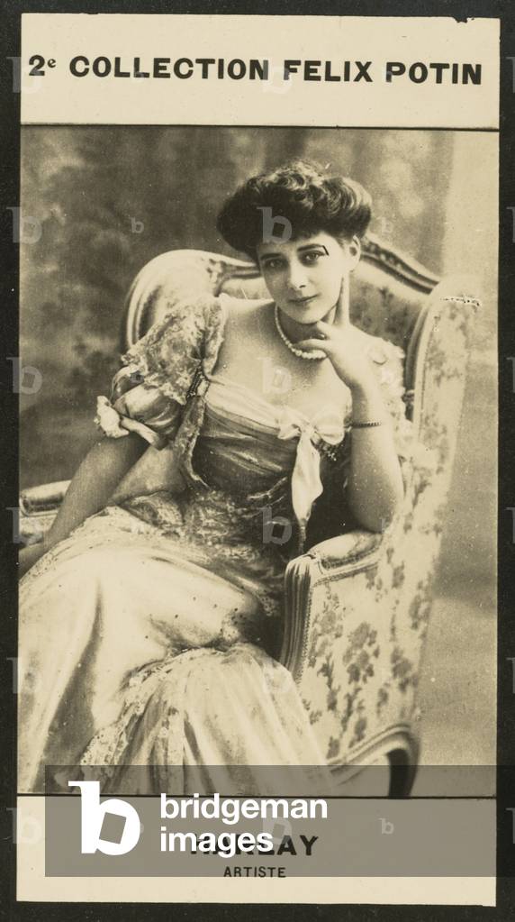 Henriette Harlay, Artiste, 1884 (b/w photo)