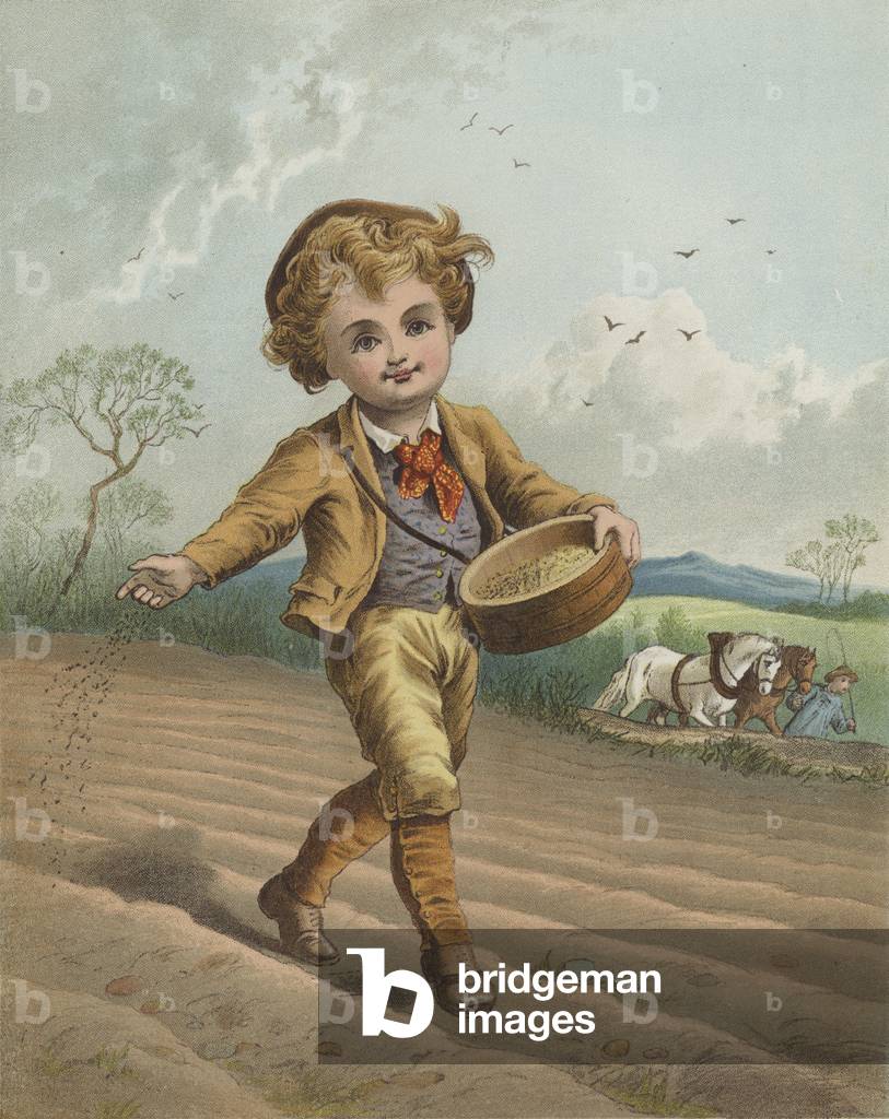 The Little Farmer (chromolitho)