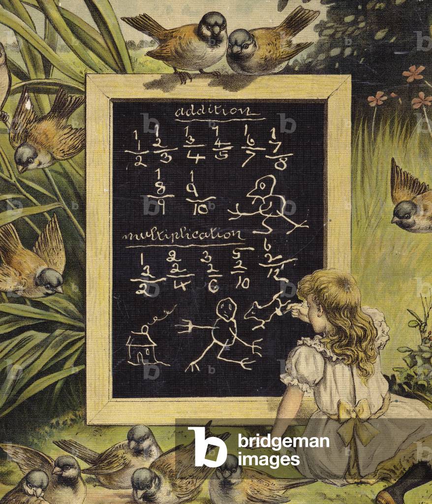 Addition and Multiplication (chromolitho)