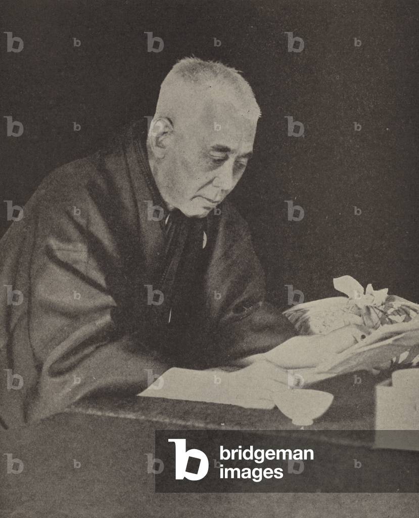 Hara Takashi, Japanese Prime Minister (b/w photo)