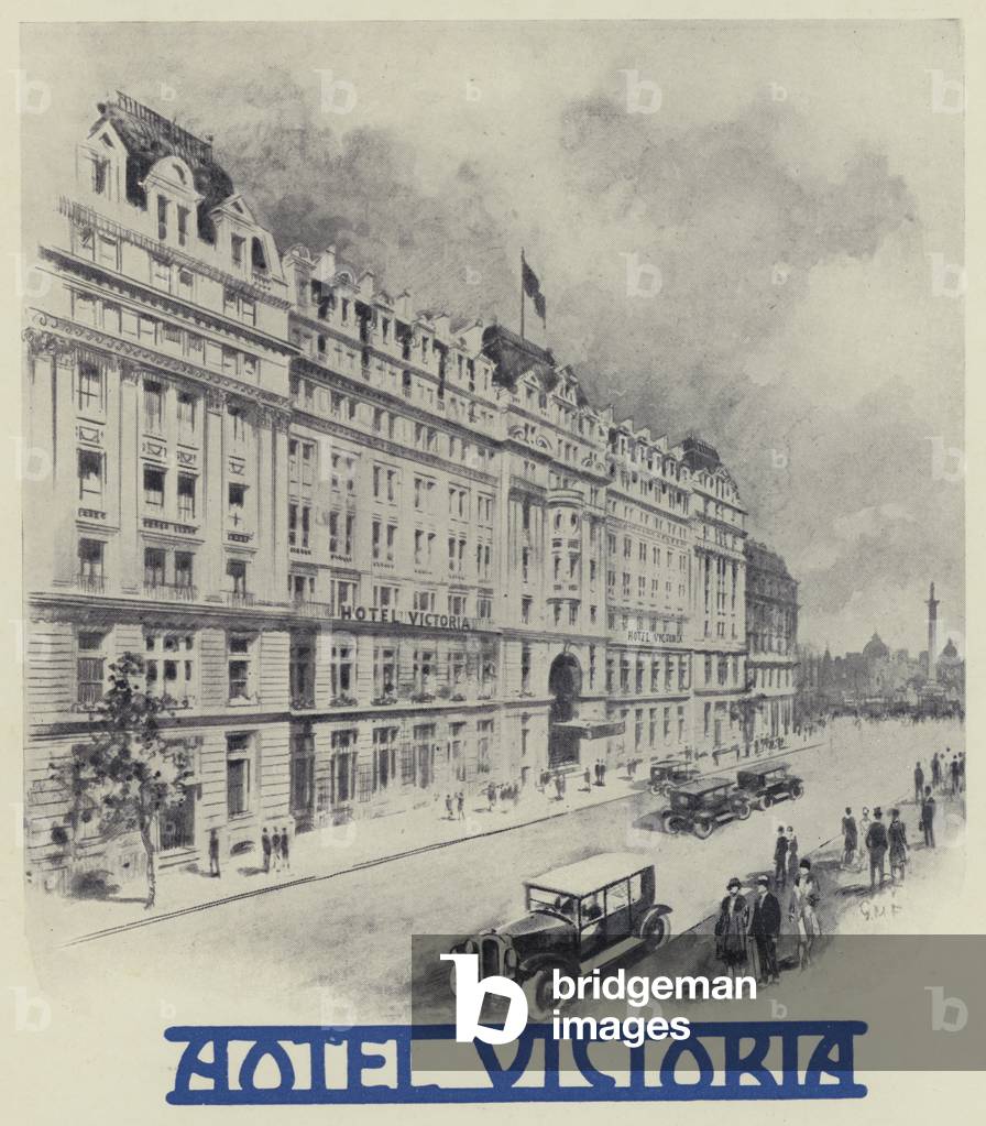 Hotel Victoria (b/w photo)