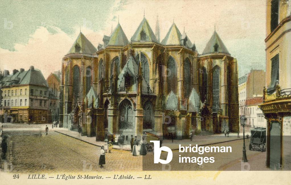 Lille, L'Eglise St-Maurice, L'Abside (colour photo)