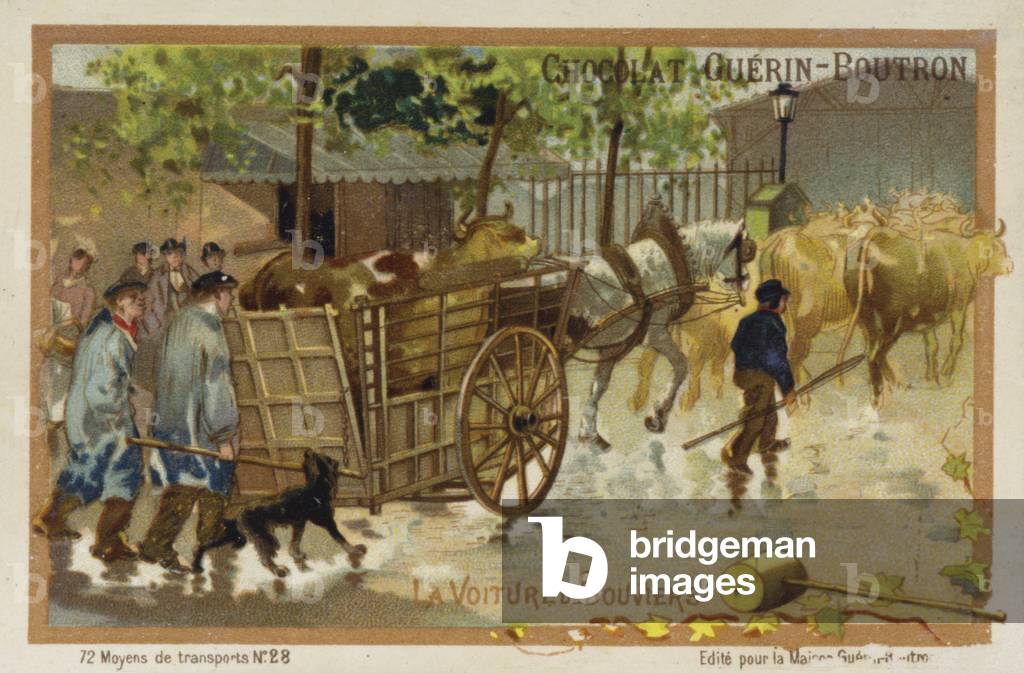 Drover's wagon (chromolitho)