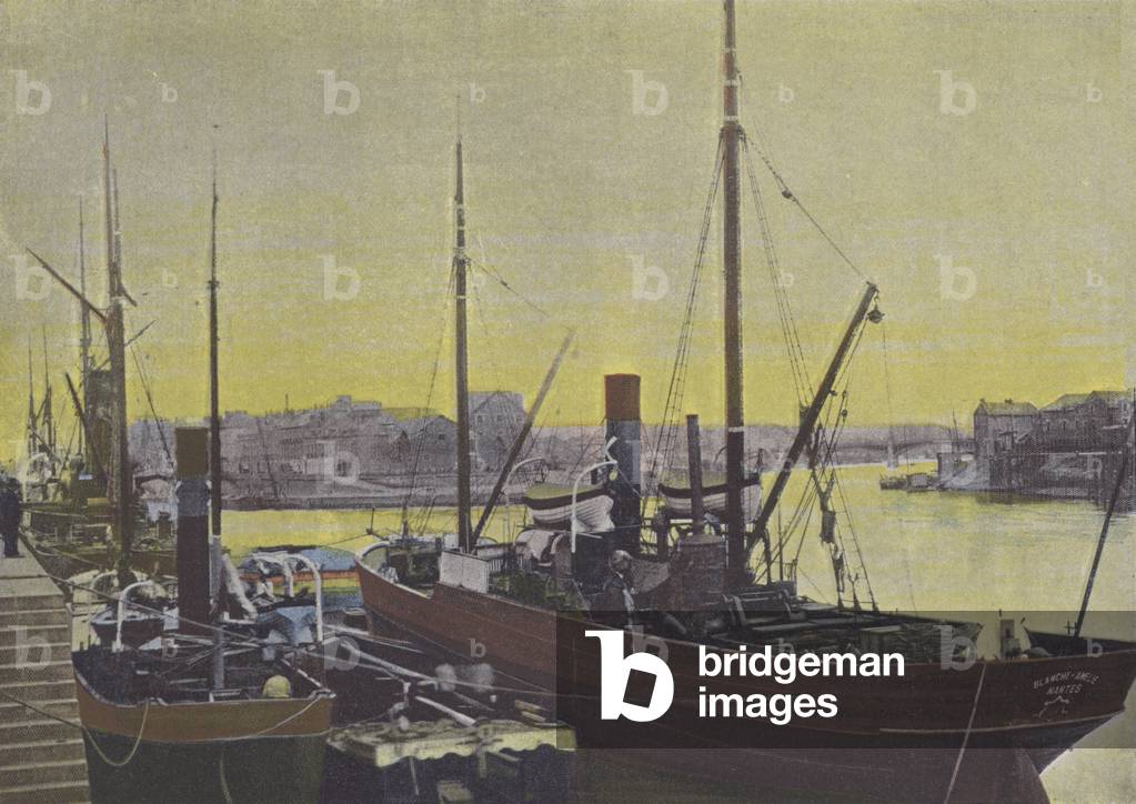 Nantes, La Fosse (coloured photo)