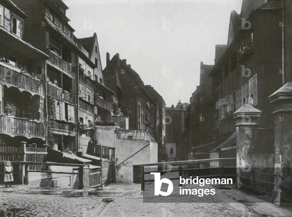 Breslau, Alte Ohle (b/w photo)