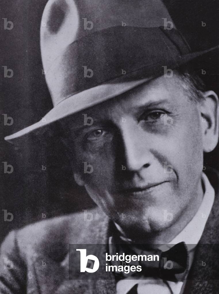 A A Milne (b/w photo)