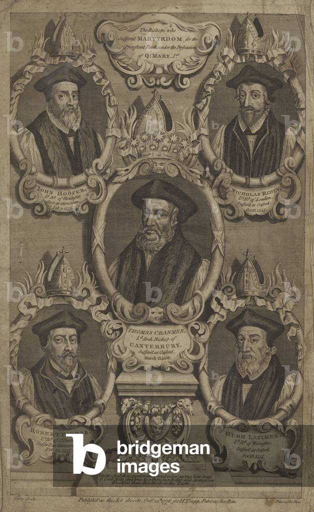 Illustration for Fox's Book of Martyrs, 1776 edition (engraving)