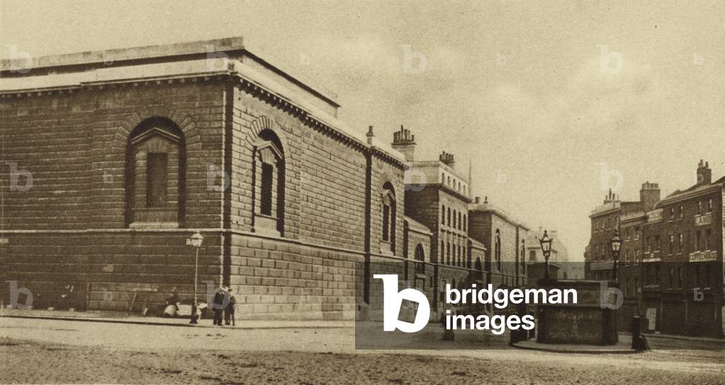 Newgate Prison (b/w photo)