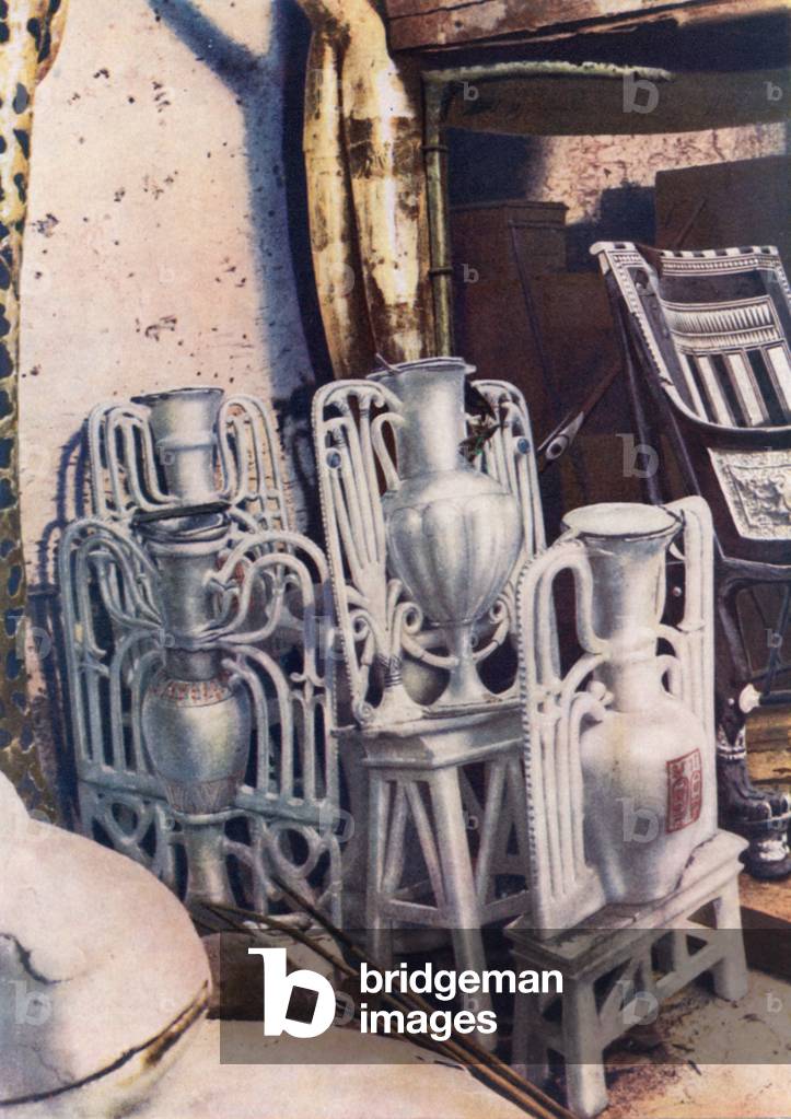 The most beautiful Alabaster Vases in the World (colour litho)