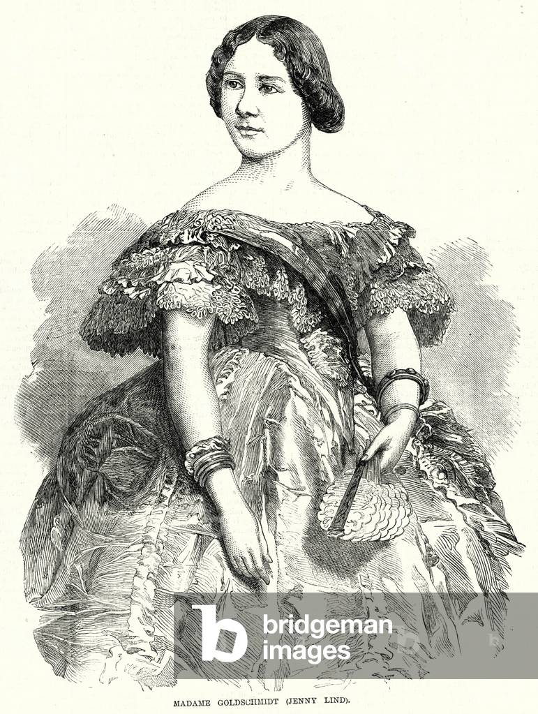 Madame Goldschmidt, Jenny Lind (engraving)