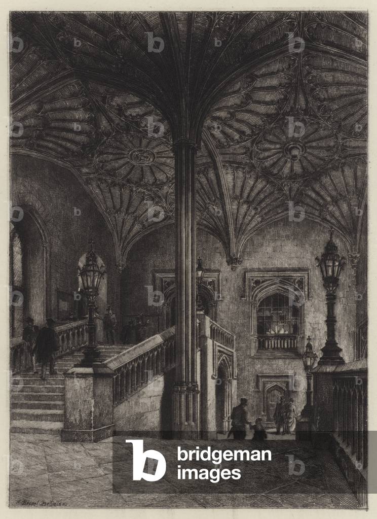The Staircase of Christ Church (etching)