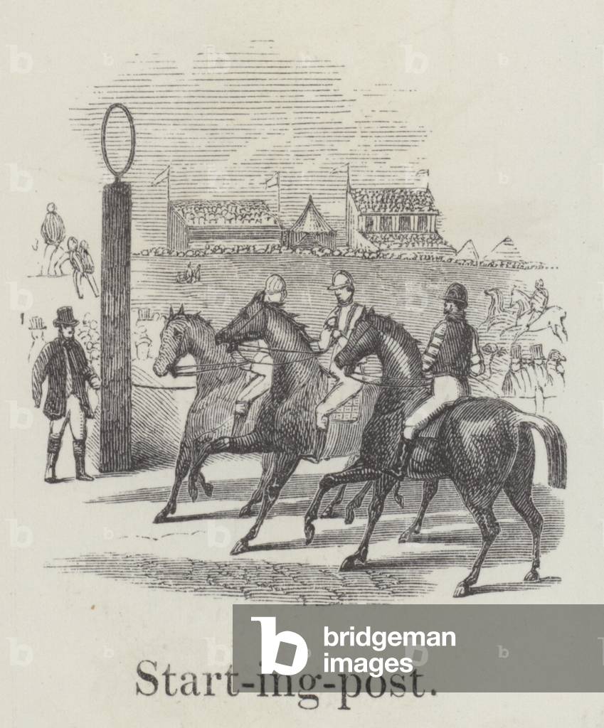 Starting post (engraving)