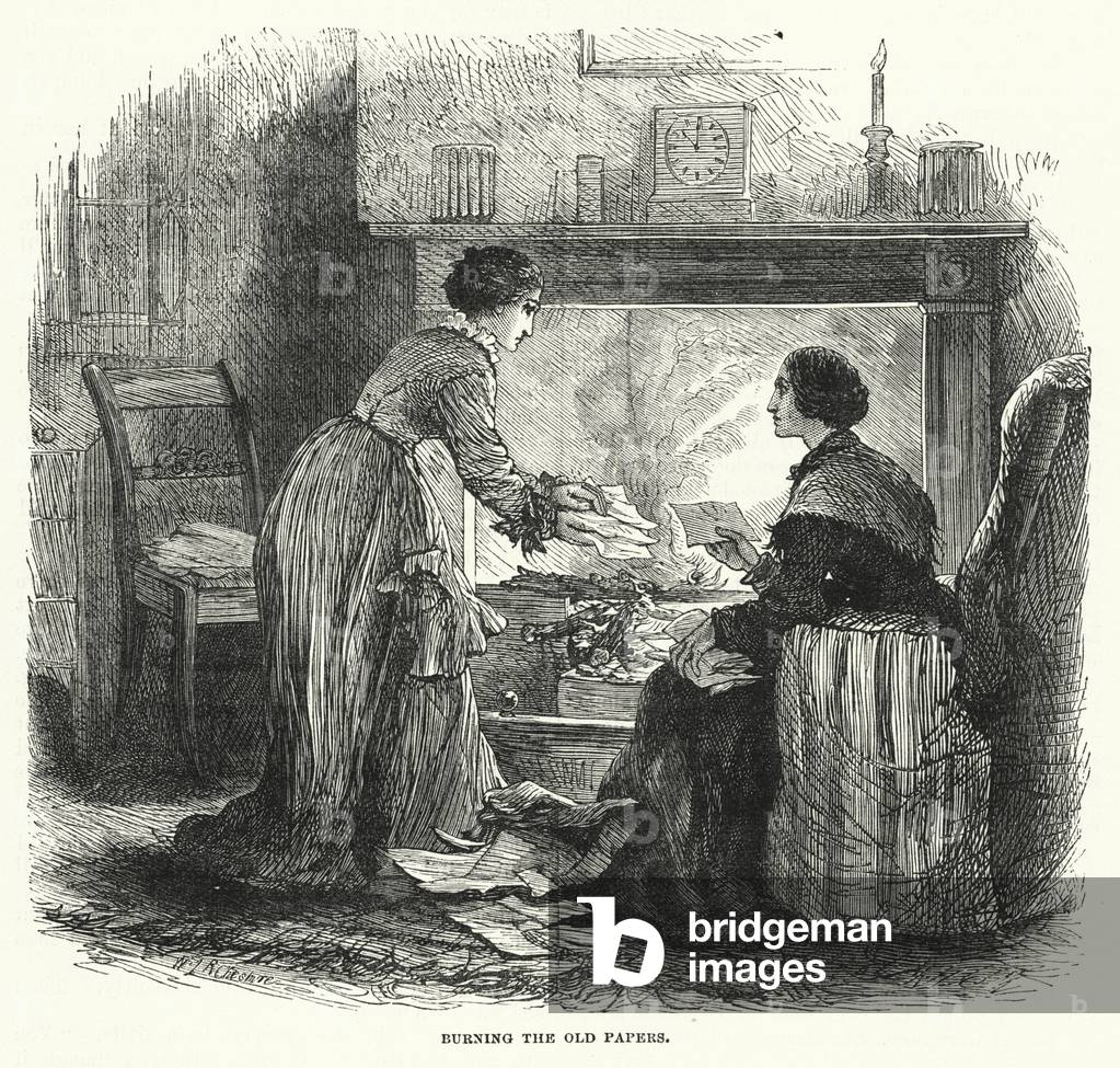 Burning the Old Papers (engraving)