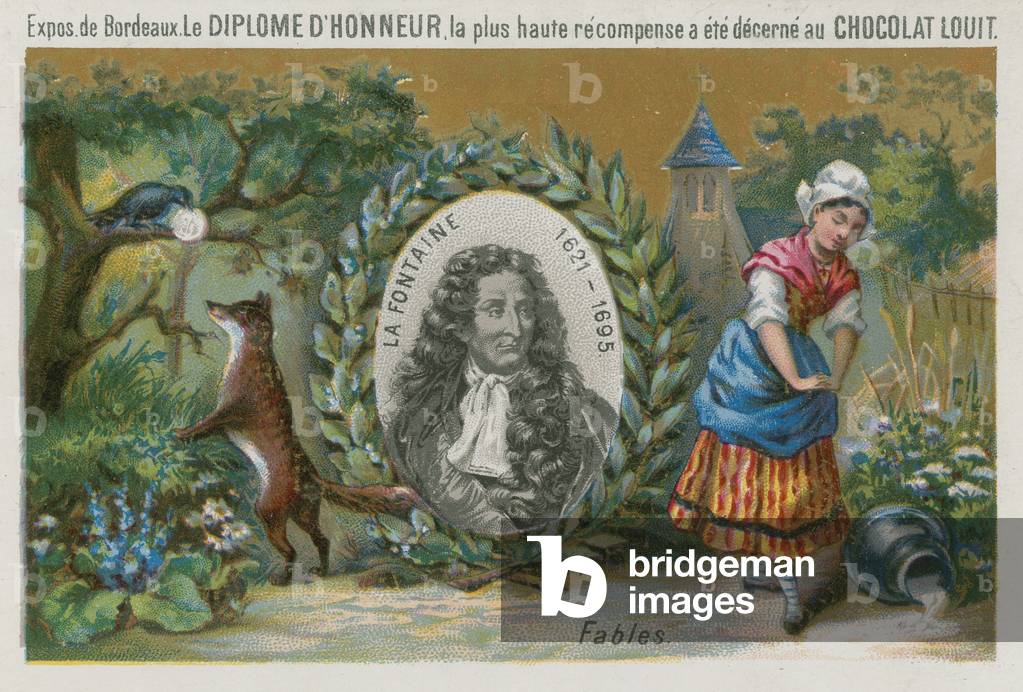 La Fontaine (1621-1695) (chromolitho)