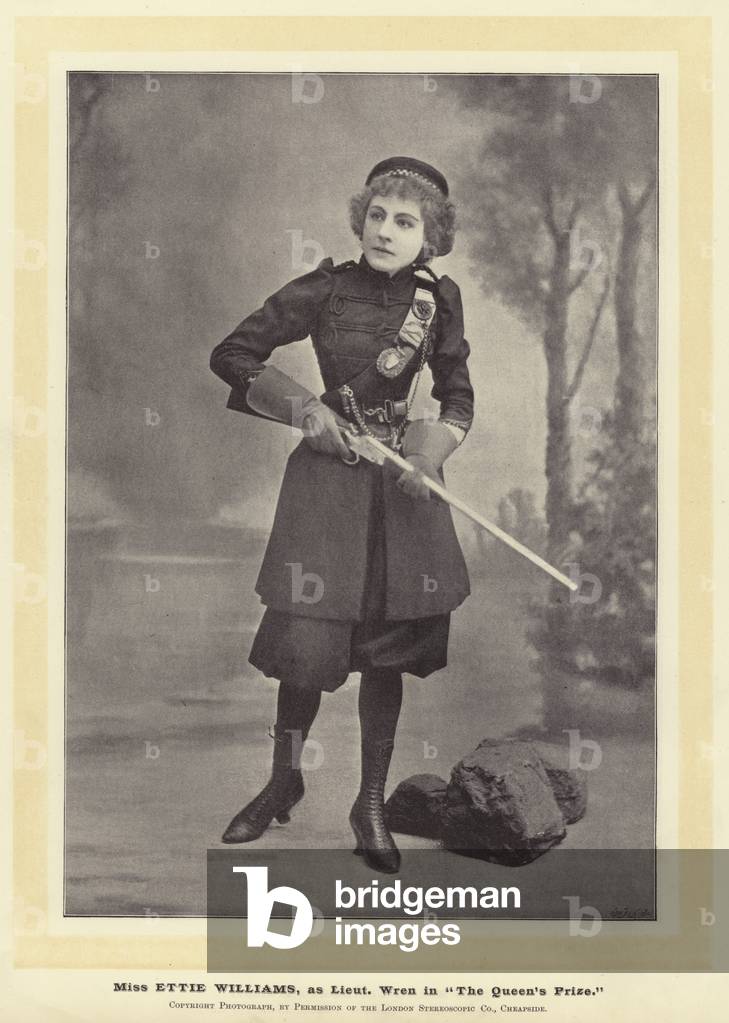 Miss Ettie Williams, as Lieut Wren in 