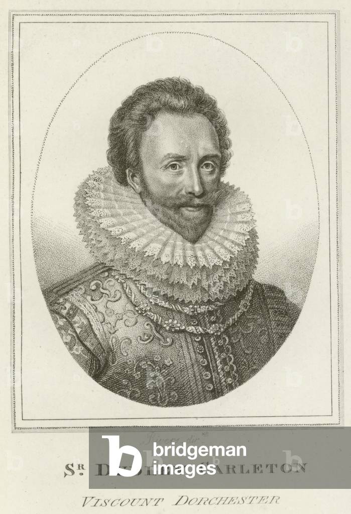 Sir Dudley Carleton, Viscount Dorchester (engraving)