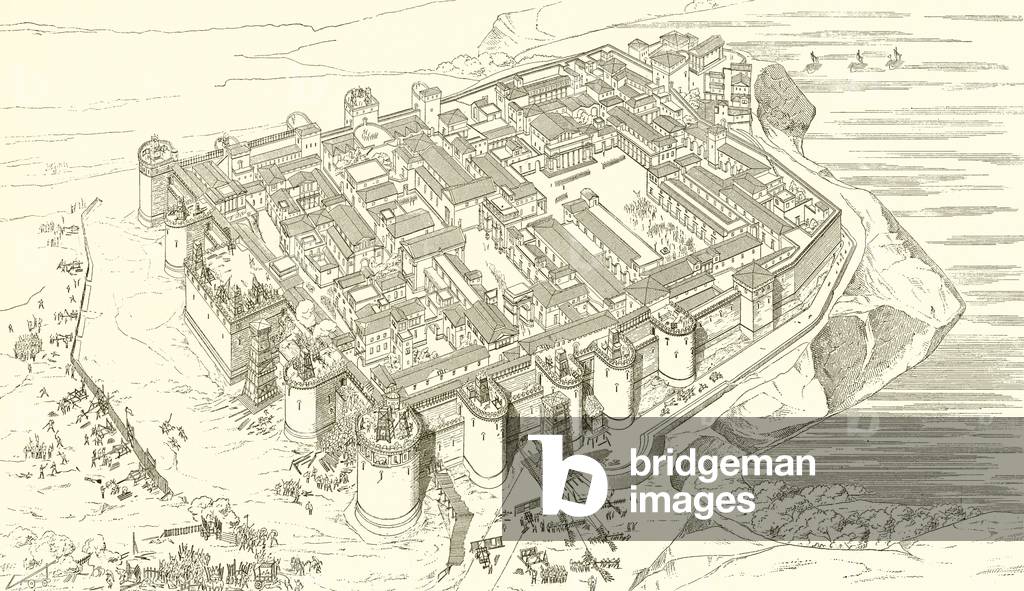 Fortress of Troesmis (engraving)