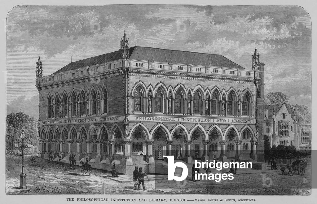 The Philosophical Institution and Library, Bristol (engraving)