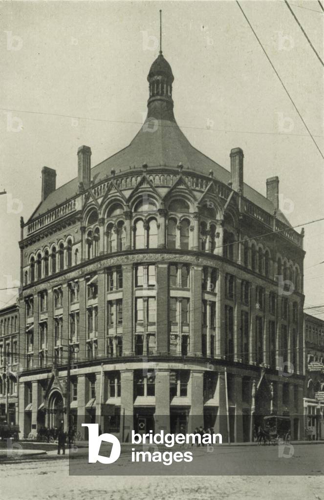 Toronto: Board of Trade Building, Corner of Yonge and Front Streets (b/w photo)