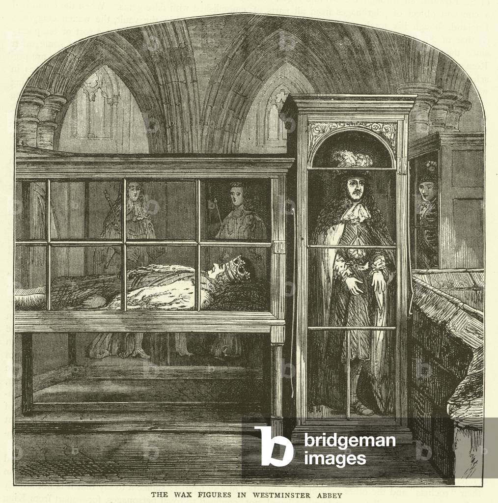 The Wax Figures in Westminster Abbey (engraving)