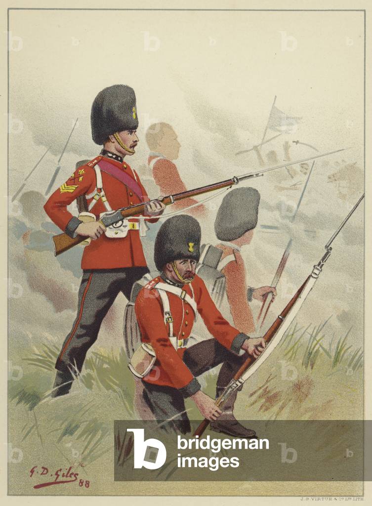 The 87th, Princess Victoria's (Royal Irish Fusiliers) (colour litho)
