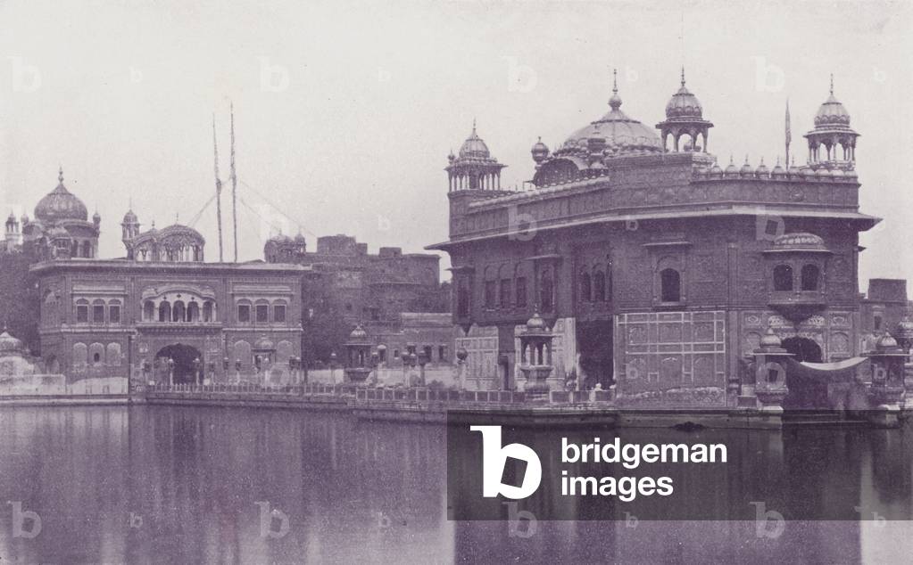 The Golden Temple, Amritsar (b/w photo)