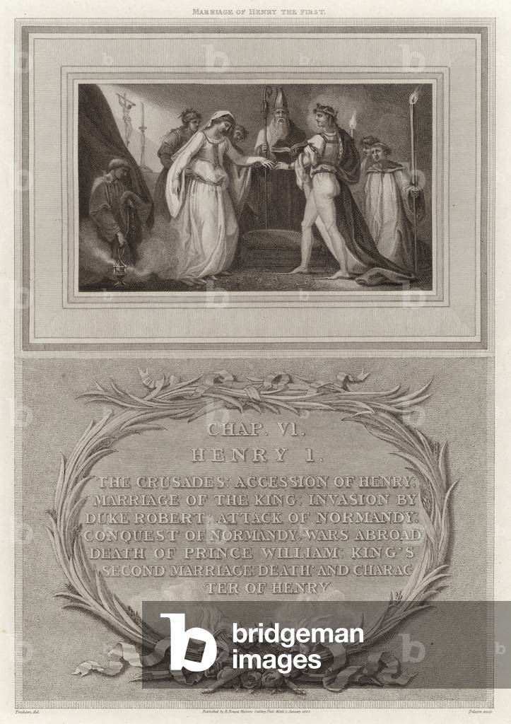 Marriage of Henry the first (engraving)