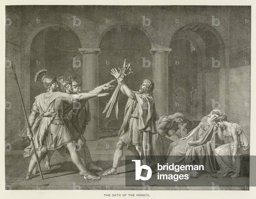 The oath of the Horatii (engraving)
