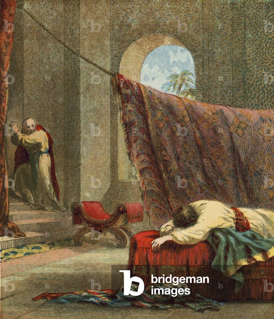 Deserted by his companions (chromolitho)