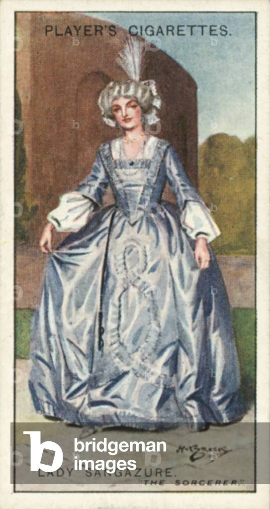 Gilbert and Sullivan, Lady Sangazure, The Sorcerer (colour litho)