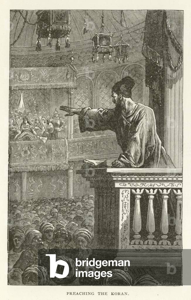 Preaching the Koran (engraving)