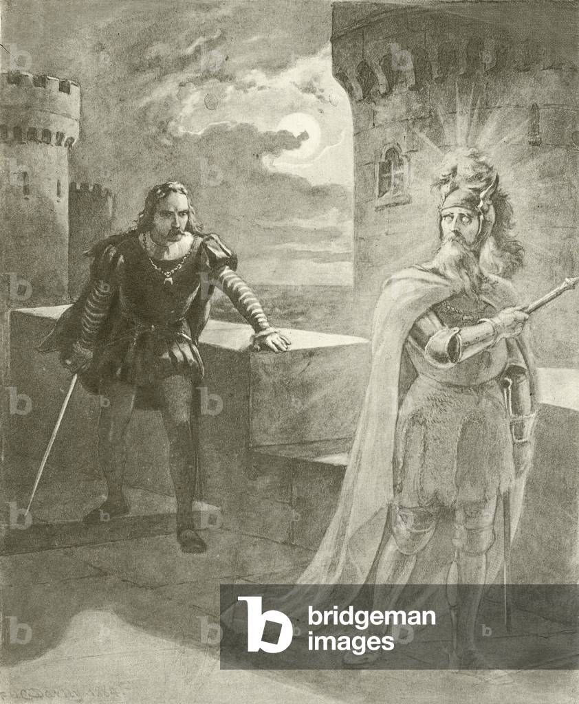 Hamlet. Act I, Scene V (gravure)