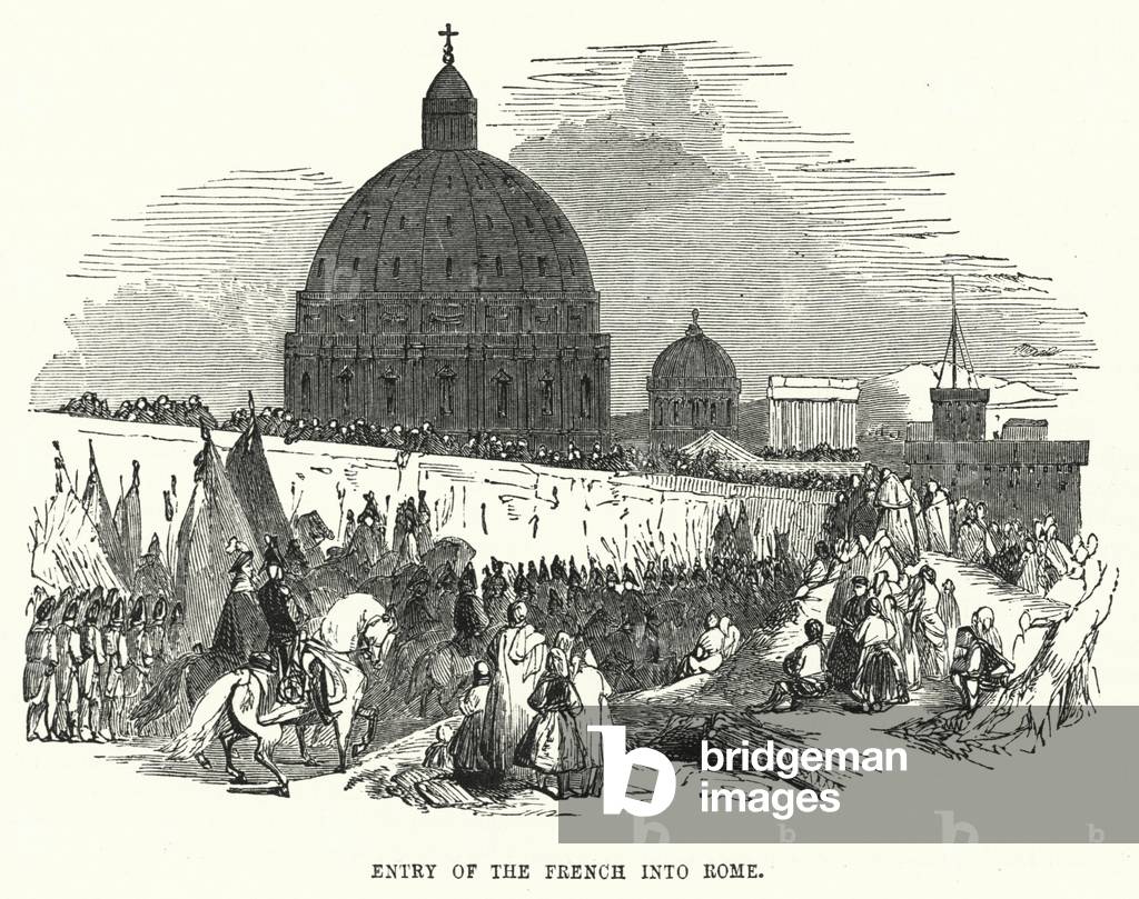 Entry of the French into Rome (engraving)