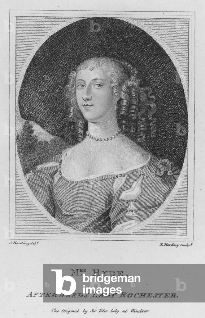 Mrs Hyde, afterwards Lady Rochester (engraving)