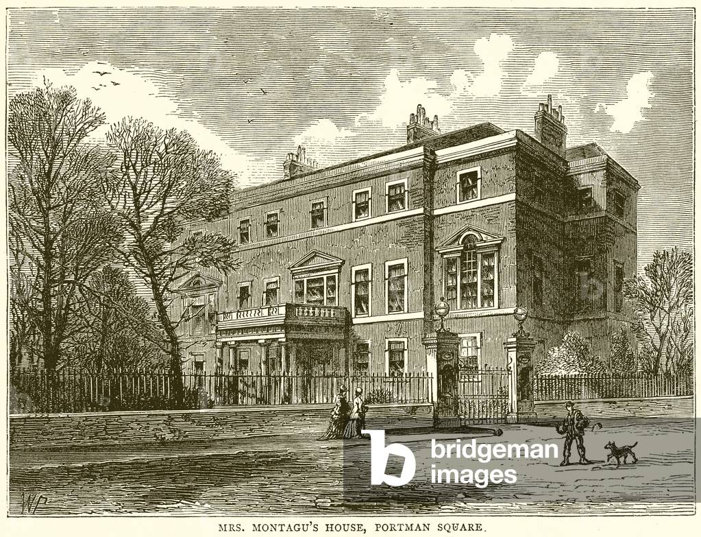 Mrs. Montagu's House, Portman Square (engraving)