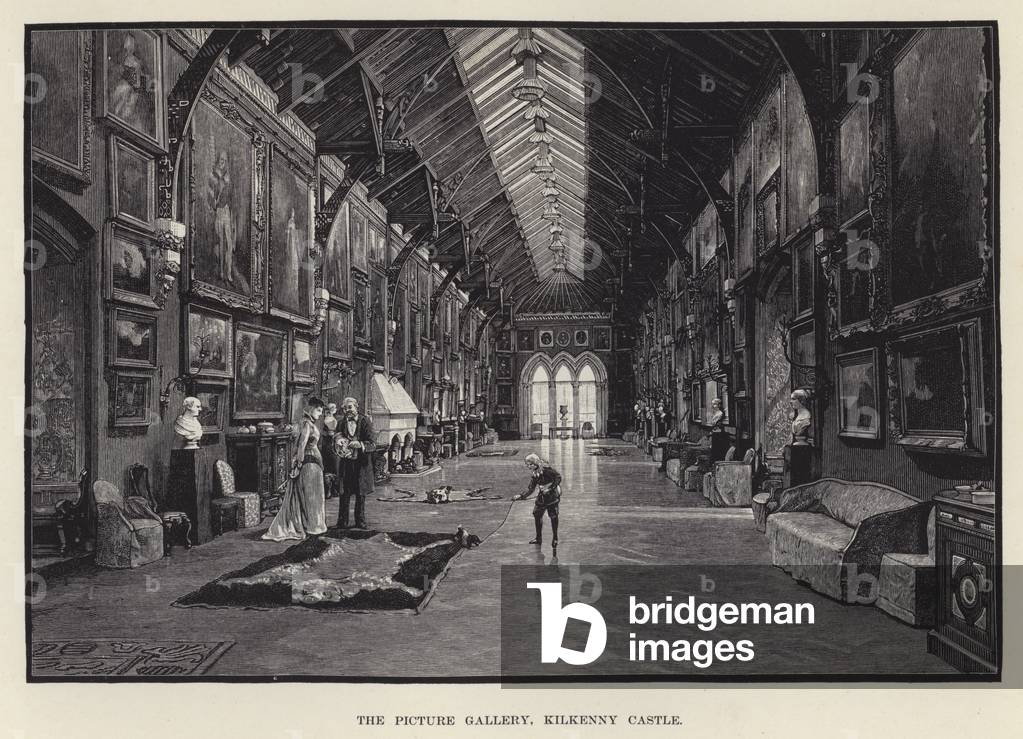 The Picture Gallery, Kilkenny Castle (litho)