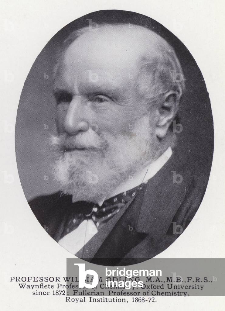 Prominent Men of London: Professor William Odling (b/w photo)
