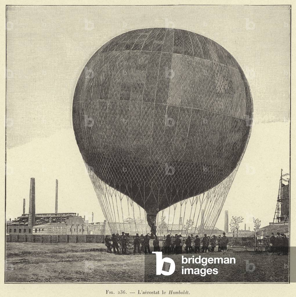L'aerostat le Humboldt (engraving)