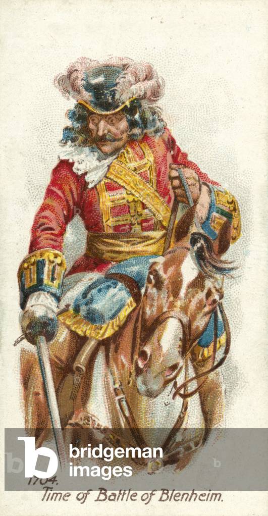 1704, Time of Battle of Blenheim (chromolitho)