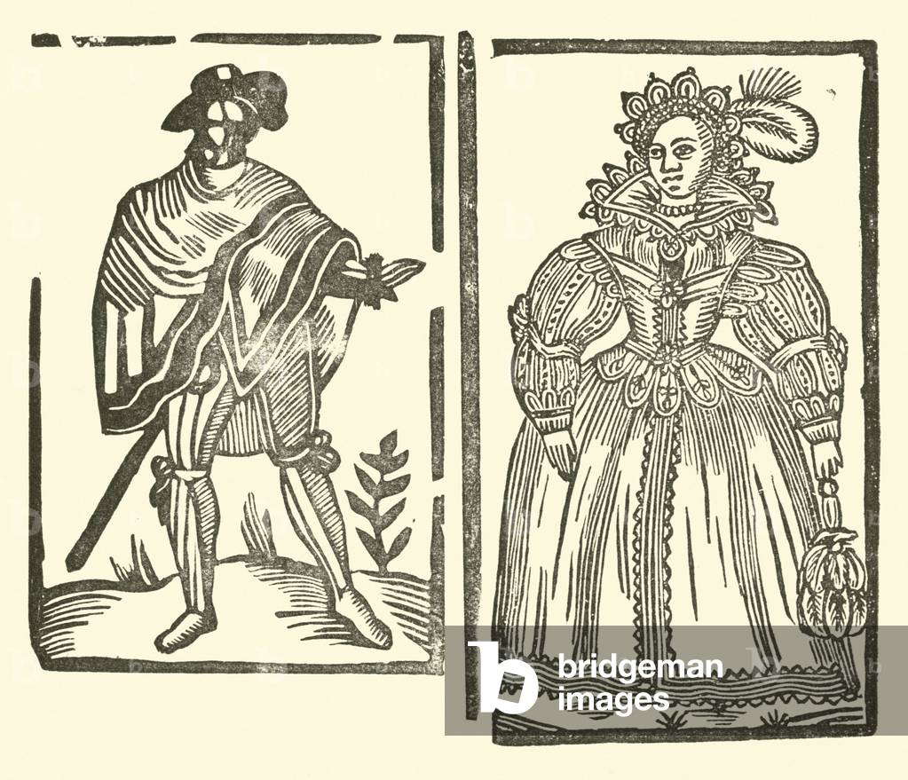 Illustration for The Roxburghe Ballads (woodcut)