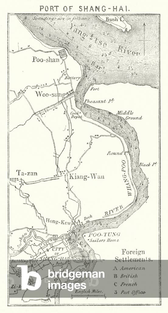 Port of Shang-hai (engraving)
