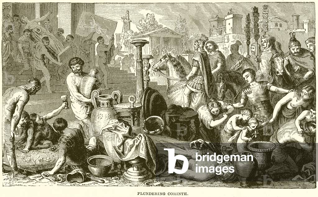 Plundering Corinth (engraving)