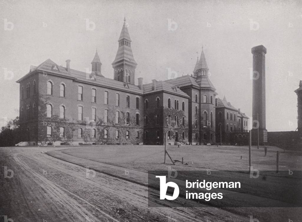 Providence, Rhode Island: Rhode Island Hospital (b/w photo)