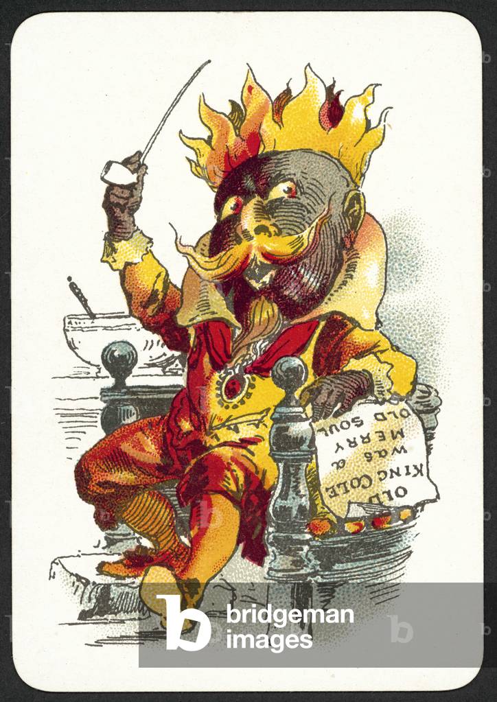 Old King Cole Was A Merry Old Soul (colour litho)