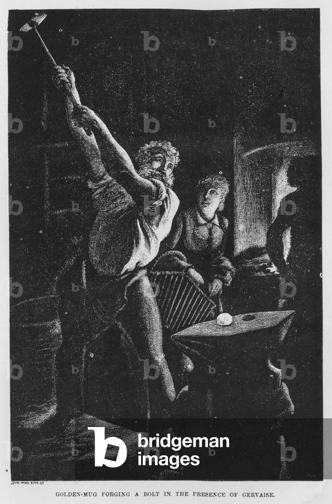 Illustration for The Assommoir, A Realistic Novel, by Emile Zola (engraving)