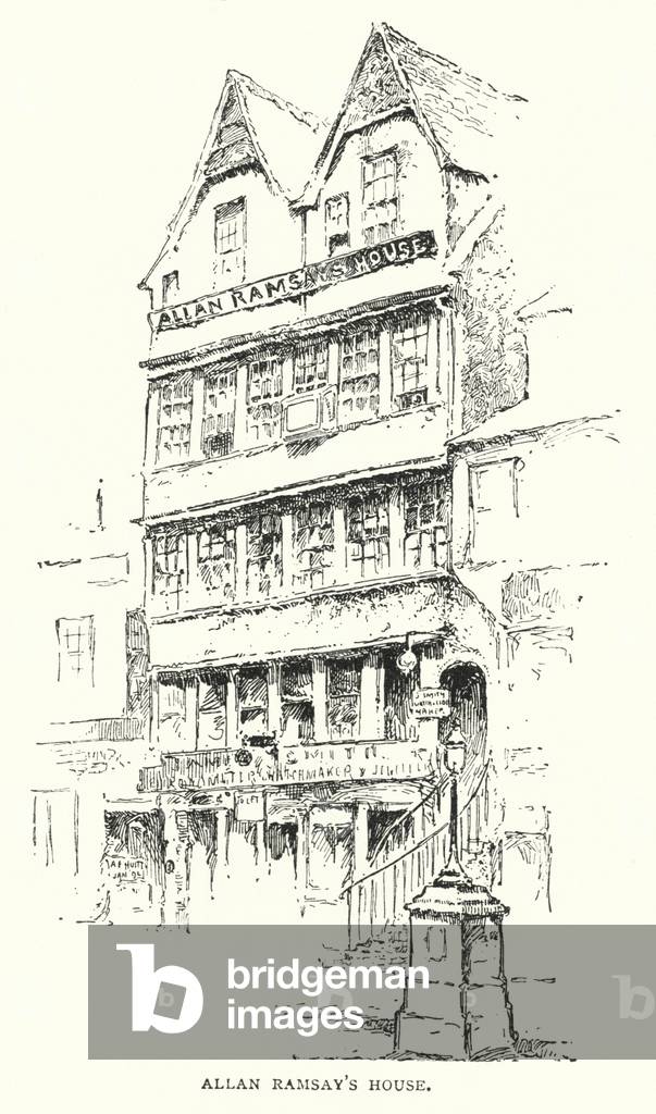 Allan Ramsay's House (engraving)
