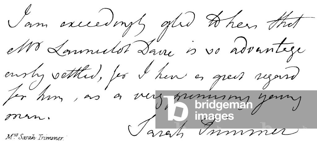 Mrs Sarah Trimmer (engraving)