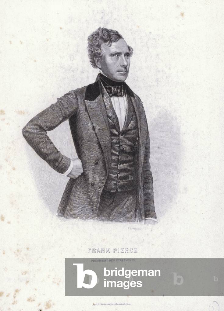 Franklin Pierce, 14th President of the United States (engraving)