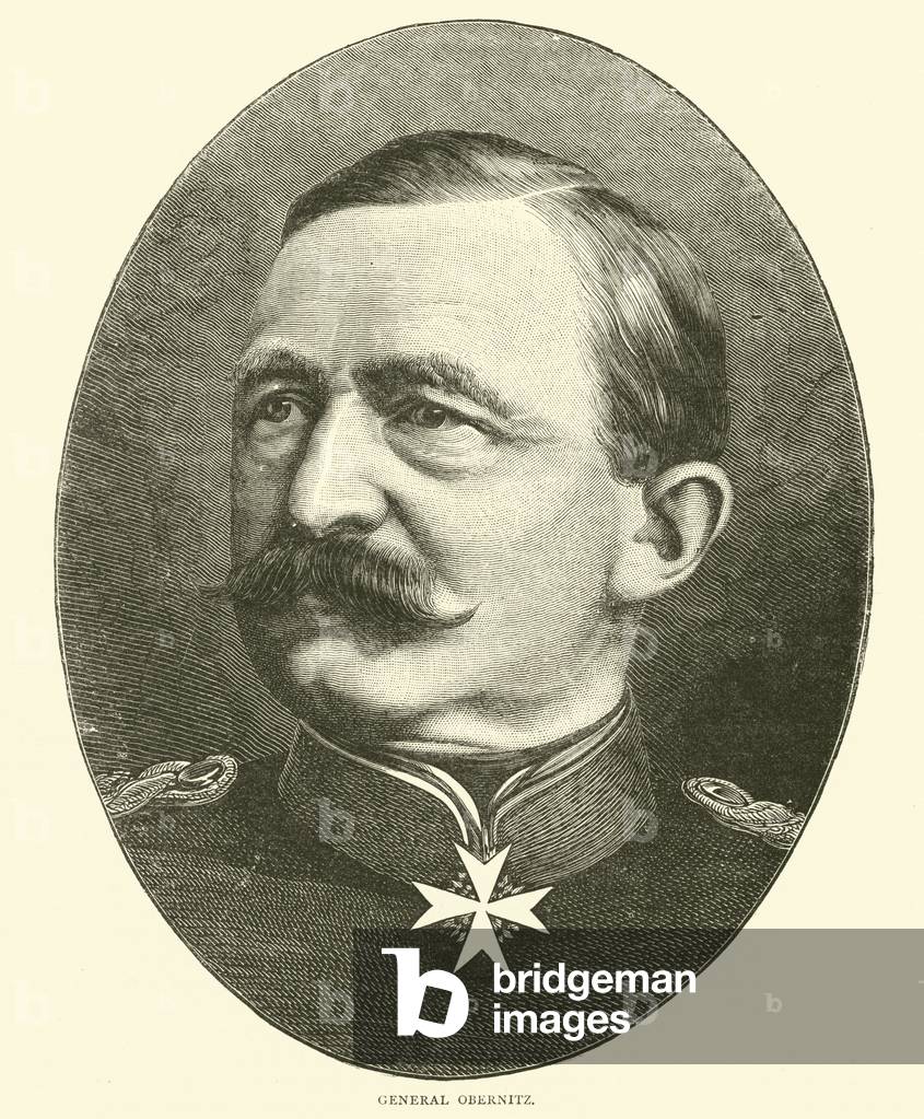 General Obernitz, October 1870 (engraving)